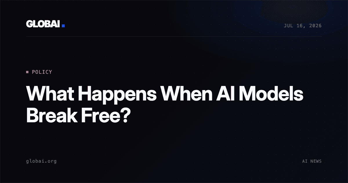 What Happens When AI Models Break Free?