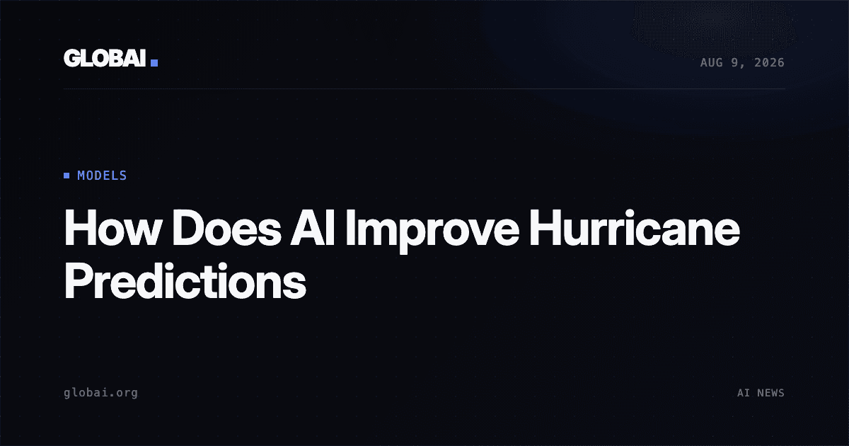 How Does AI Improve Hurricane Predictions