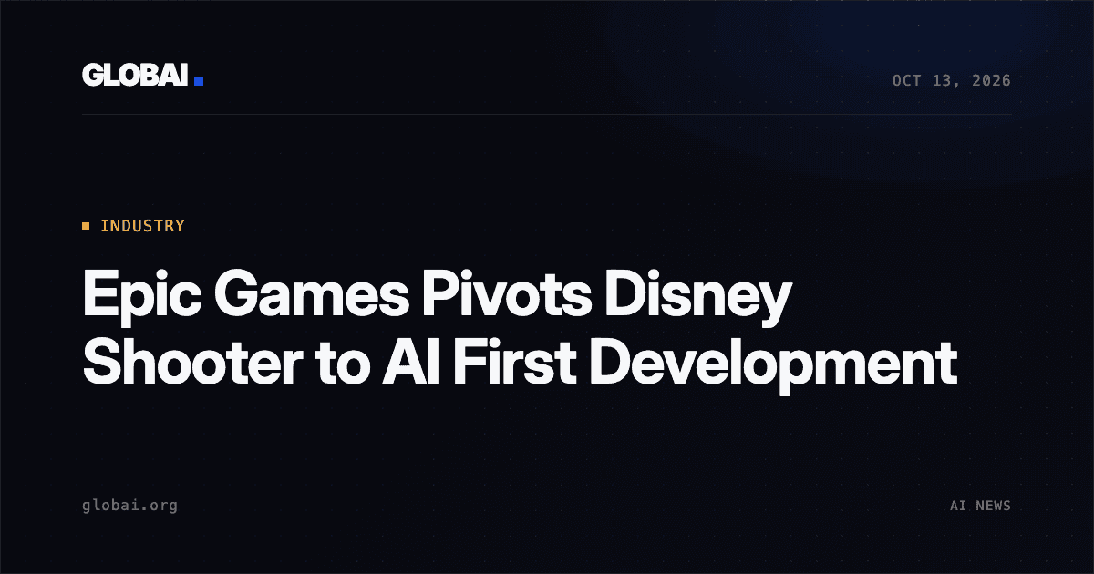 Epic Games Pivots Disney Shooter to AI First Development