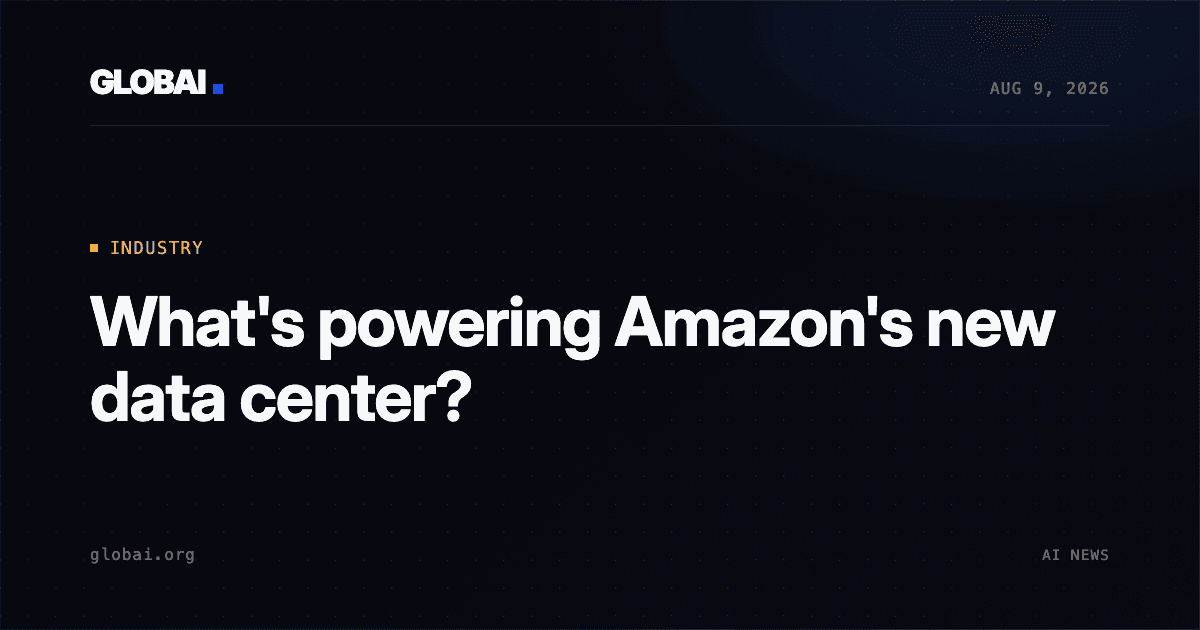 What's powering Amazon's new data center?