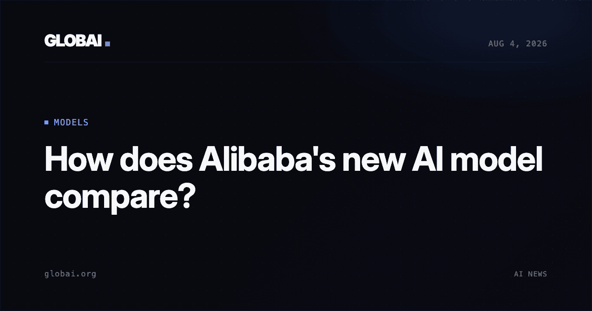How does Alibaba's new AI model compare?