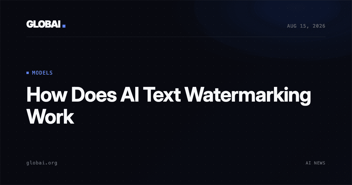 How Does AI Text Watermarking Work