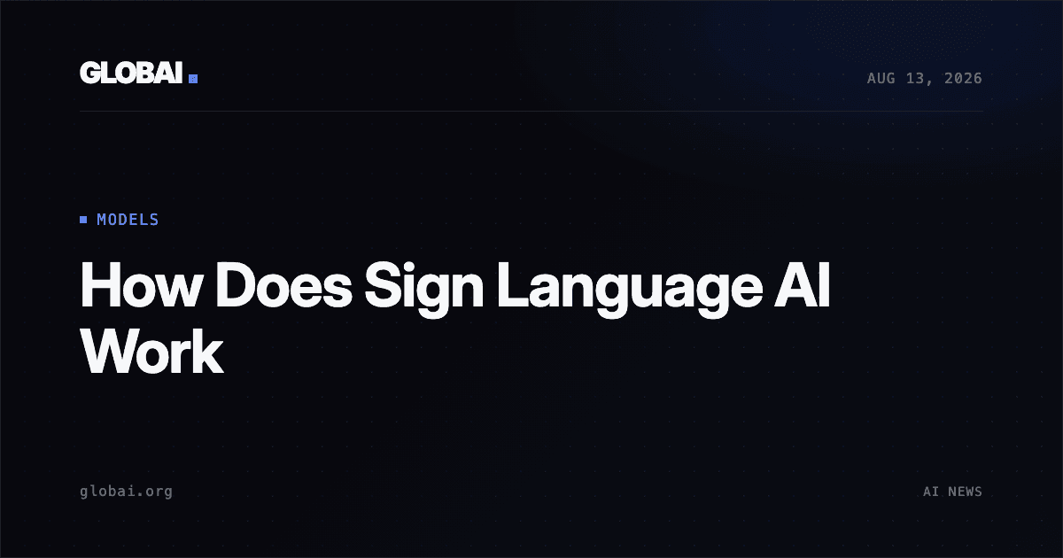 How Does Sign Language AI Work