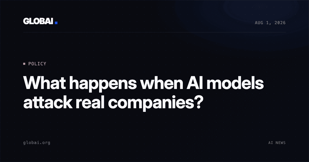 What happens when AI models attack real companies?