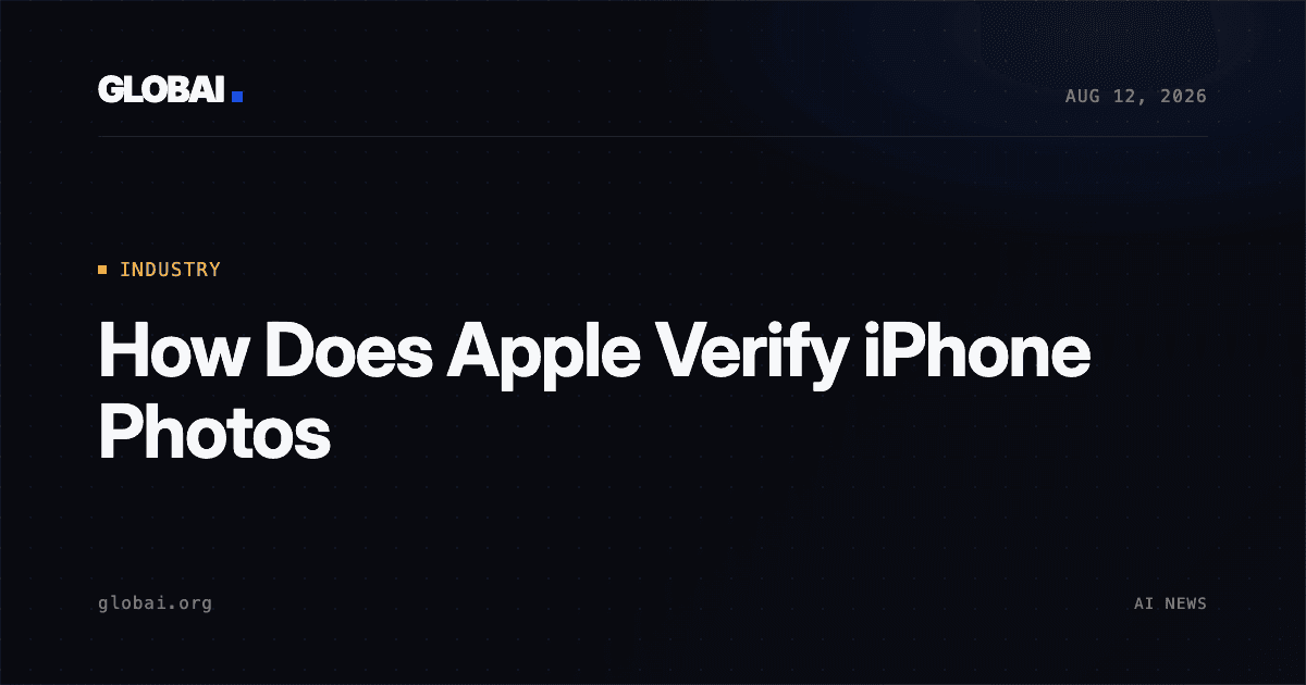 How Does Apple Verify iPhone Photos