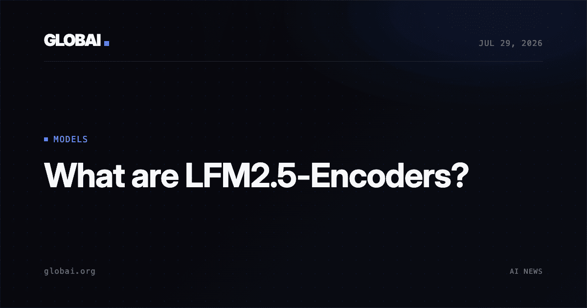 What are LFM2.5-Encoders?