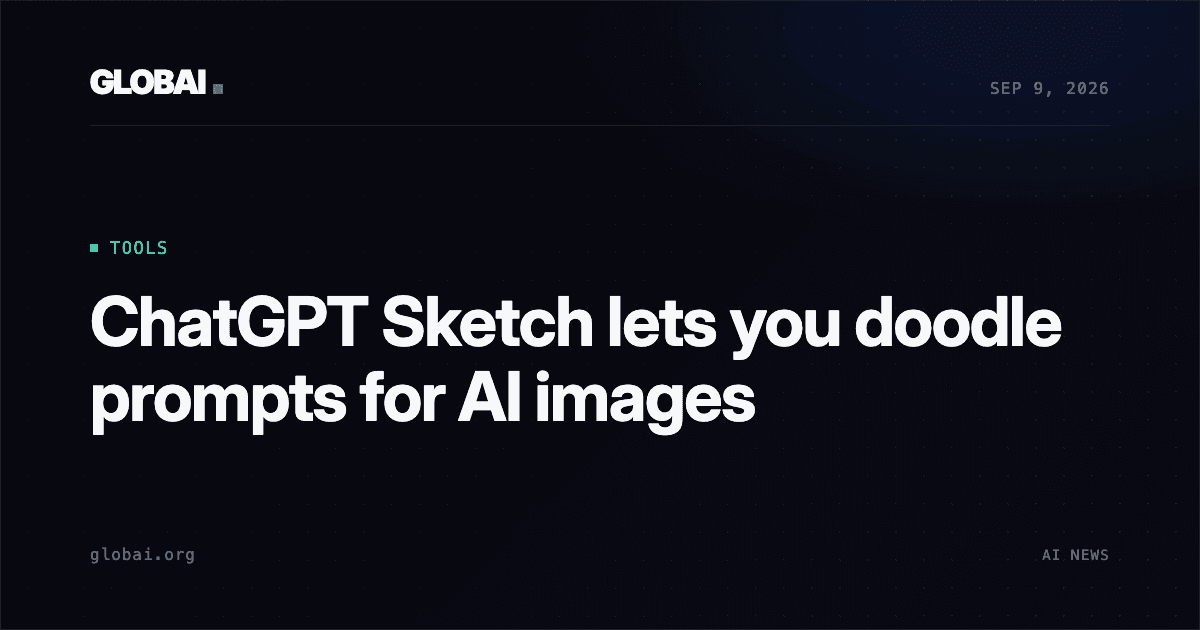 ChatGPT Sketch lets you doodle prompts for AI images