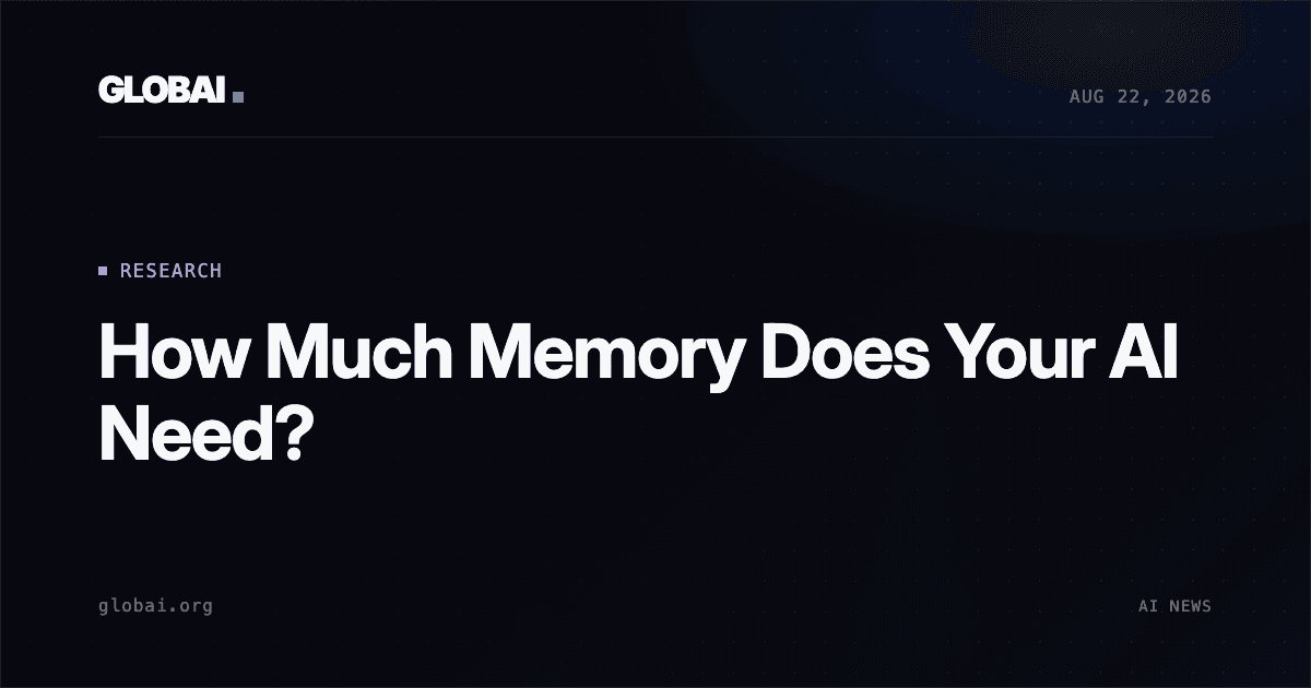 How Much Memory Does Your AI Need?