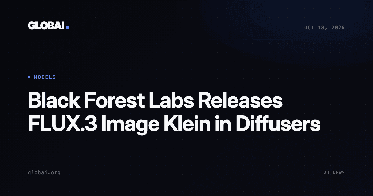 Black Forest Labs Releases FLUX.3 Image Klein in Diffusers