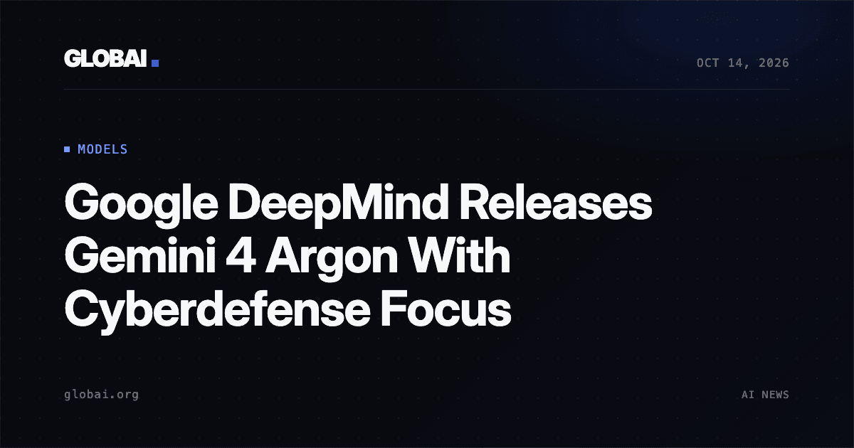 Google DeepMind Releases Gemini 4 Argon With Cyberdefense Focus
