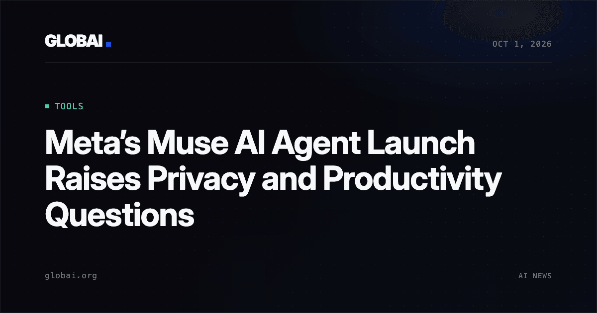 Meta’s Muse AI Agent Launch Raises Privacy and Productivity Questions