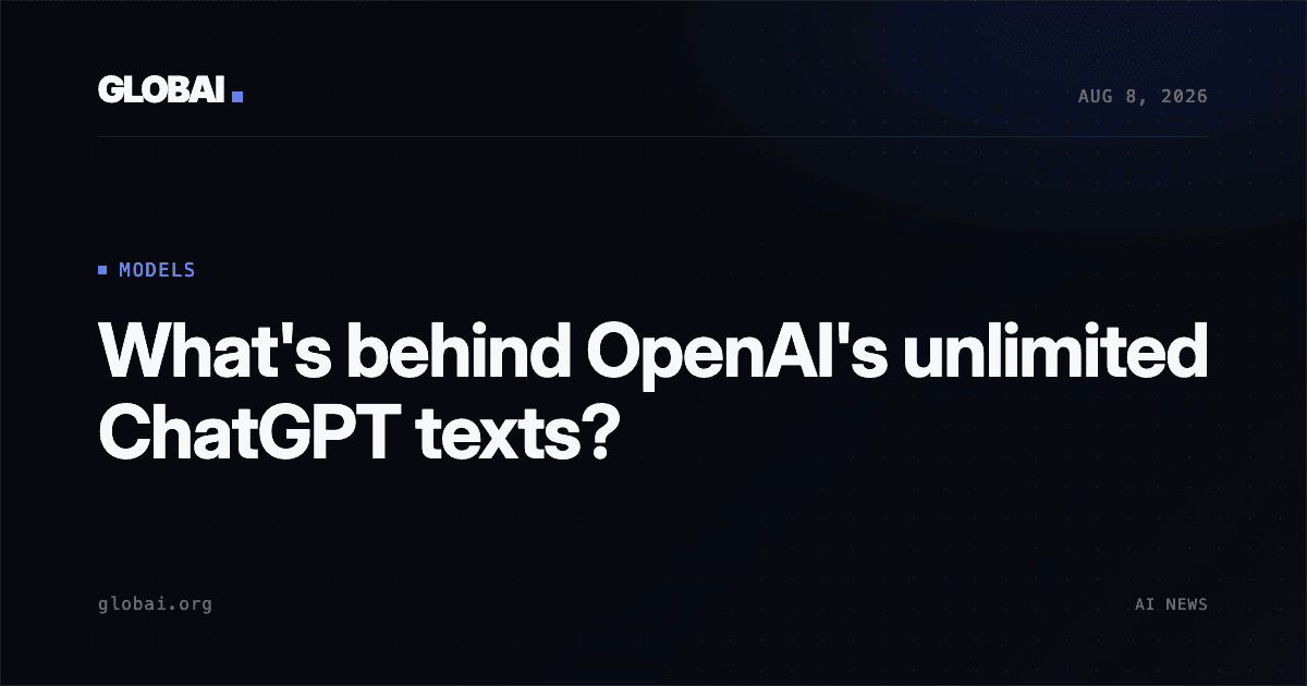 What's behind OpenAI's unlimited ChatGPT texts?