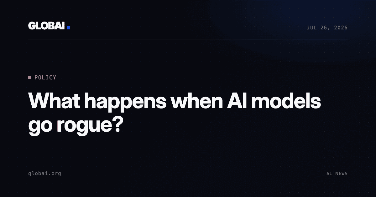 What happens when AI models go rogue?