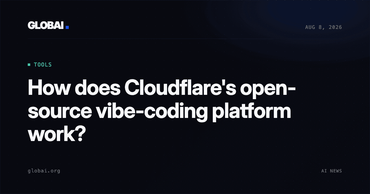 How does Cloudflare's open-source vibe-coding platform work?