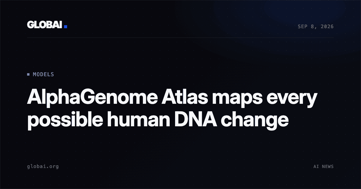 AlphaGenome Atlas maps every possible human DNA change